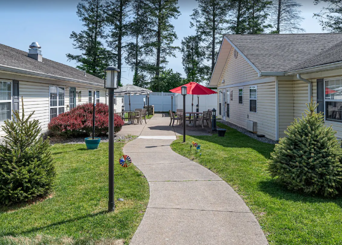 outside walking path